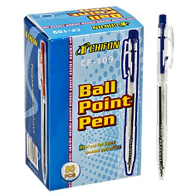 Στυλό Διάφανο Κλιπ Ballpoint Μπλε 0,8mm  JustNote 80287