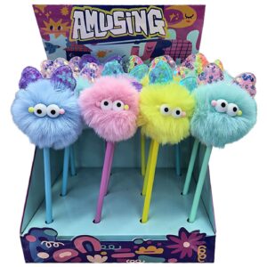 Στυλό με pom pom 23cm JustNote 80901
