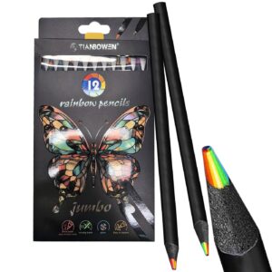 60-886 Μολύβια Χρωματισμού Rainbow σετ=12τεμ 19x12cm JustNote 80906