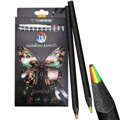 Μολύβια Χρωματισμού Rainbow σετ=12τεμ 19x12cm JustNote 80906