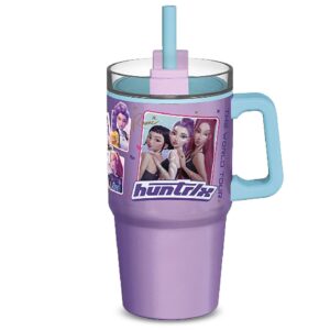 Θερμός Ποτήρι K-POP με Λαβή & Καλαμάκι 640ml K-Pop
