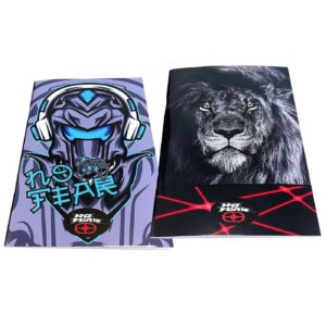 Τετράδιο Καρφίτσα 40φύλλων no Fear Laser Lion- Avatar 17x25cm Gim 348-30400