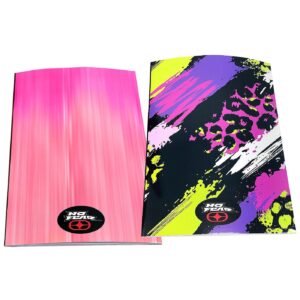 Τετράδιο Καρφίτσα 40φύλλων no Fear Fluo Prints- Pink grd 17x25cm Gim 348-31400