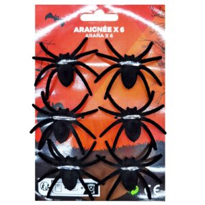Αράχνες σετ=6 τεμ 20x13cm Carnavalista 232416