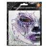 Αυτοκόλλητα Προσώπου Face Gems Μέσα Νεκροκεφαλή 20x14cm Carnavalista 232653