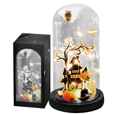 Γυάλα με φως Halloween 22x11cm Carnavalista 232654