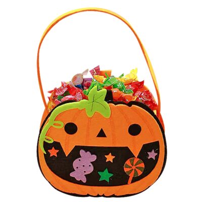 Καλάθι Τσόχινο Halloween 17x15x8cm Carnavalista 232657
