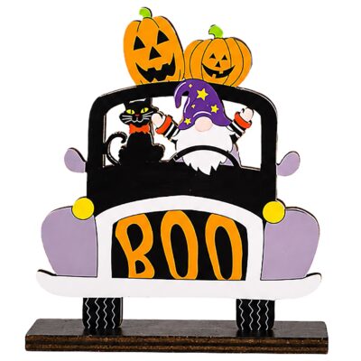 Επιτραπέζιο Ξύλινο Διακοσμητικό Halloween 11x9cm Carnavalista 232837