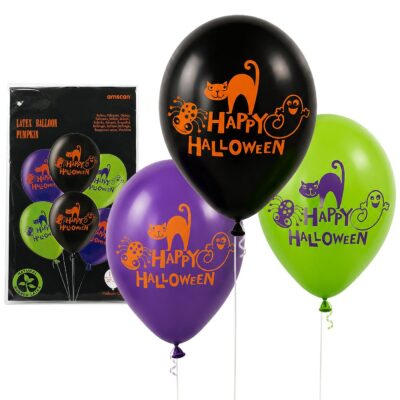 Σετ 6 Μπαλόνια Halloween 27,5 cm Amscan
