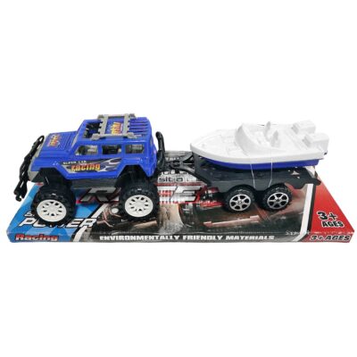 Τζιπ με Βάρκα  Friction & Free Wheel 39x12,5x12cm ToyMarkt 902397