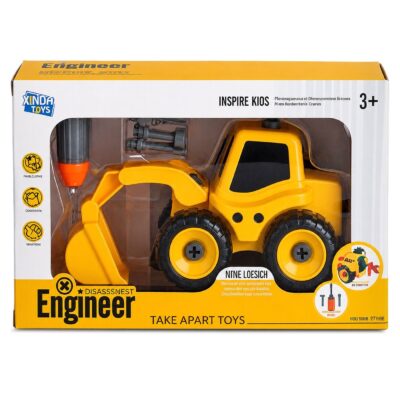 Εκσκαφέας Free Wheels & Κατσαβίδι 26x16,5x9cm ToyMarkt 913728