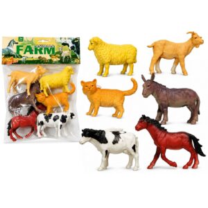 Ζώα Φάρμας σετ=6 τεμ 25x19,5cm ToyMarkt 913731
