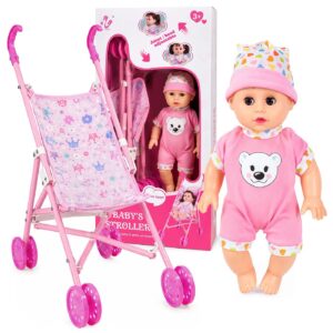 77-1364 Κούκλα με Καρότσι 50x24x43cm ToyMarkt 971384