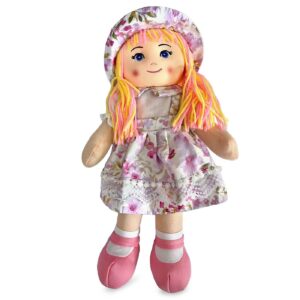 78-264 Κούκλα Πάνινη Floral Φόρεμα 40cm ToyMarkt 98284