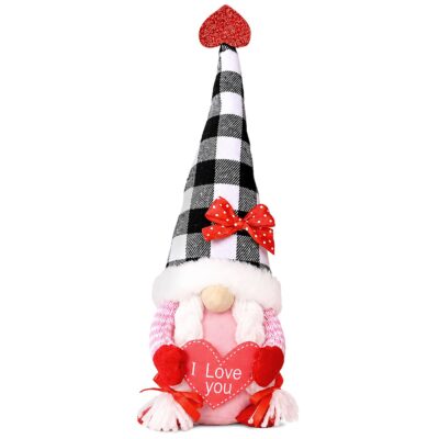 Νάνος Πάνινος με Δώρο Καρδιά 28cm ToyMarkt 99566