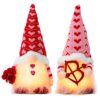 Νάνος Διακοσμητικός Valentine με φως 29cm ToyMarkt 99567