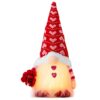 Νάνος Διακοσμητικός Valentine με φως 29cm ToyMarkt 99567