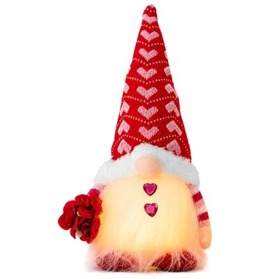 Νάνος Διακοσμητικός Valentine με φως 29cm ToyMarkt 99567