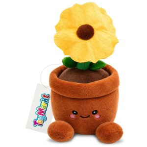 Λούτρινο Λουλούδι σε Γλάστρα 21x17cm ToyMarkt 99574