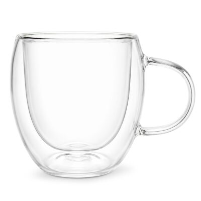 Κούπα Espresso Γυαλί Borosilicate με Λαβή 7x5,5cm 80ml Homie 1002211