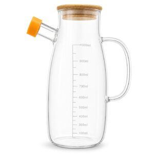 Λαδούσα 1lt από Γυαλί Borosilicate 21,5x10cm 1000ml Homie 1002213