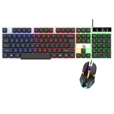 Πληκτρολόγιο & Ποντίκι σετ Ενσύρματα RGB  JustNote 10957