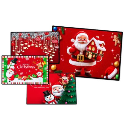 Χαλάκι Εξώπορτας Εορτών 60x40cm Xmasfest 1131197