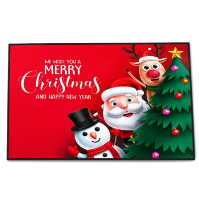 Χαλάκι Εξώπορτας Εορτών 60x40cm Xmasfest 1131197