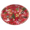 Δίσκος Χριστουγέννων Οβάλ 40x31cm Xmasfest 1131286
