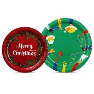 93-1367 Χάρτινα Πιάτα Χριστουγέννων 8τεμ ø23cm Xmasfest 1131387