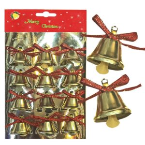 Καμπάνες Μεταλλικές πακ=12τεμ 3x3cm Xmasfest 1131662