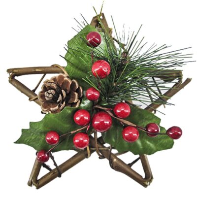 Άστρο Διακοσμητικό Μικρό 15cm Xmasfest 1131756