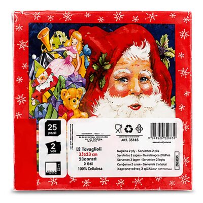 Χαρτοπετσέτες Xmas πακ=20τεμ 33x33cm Xmasfest 1131779