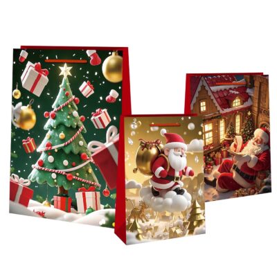 Τσάντα Δώρου Χριστουγέννων 45.5x33x10cm 45,5x33x10cm Xmasfest 1131826
