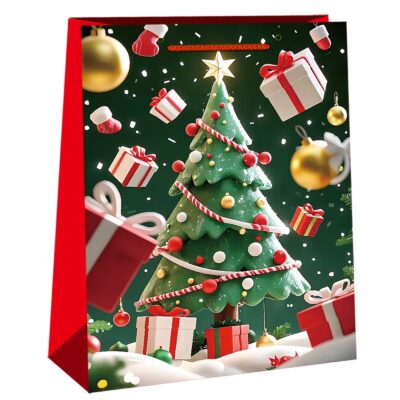 Τσάντα Δώρου Χριστουγέννων 33x26x12cm Xmasfest 1131827