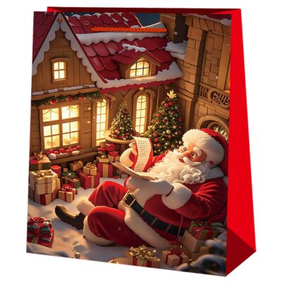 Τσάντα Δώρου Χριστουγέννων 14x11x6cm Xmasfest 1131829