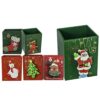 Μολυβοθήκη Χριστουγέννων 4 Σχέδια 8x7x5.5cm Xmasfest 1131893