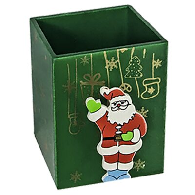 Μολυβοθήκη Χριστουγέννων 4 Σχέδια 8x7x5.5cm Xmasfest 1131893