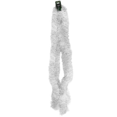Γιρλάντα Λευκή Tinsel ø:11cm Υ:2m Xmasfest 1131895