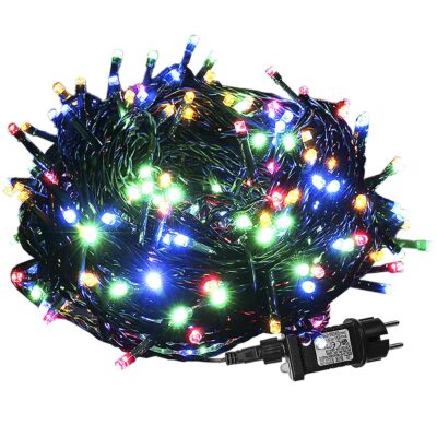 240 Λαμπάκια LED Πολύχρωμα σε Σειρά με Προγράμματα IP44 15m Xmasfest 1132394