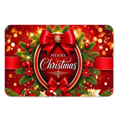 Χαλάκι Εξώπορτας Xmas Βαρύ 58x38cm Xmasfest 1132447