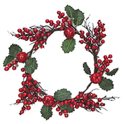 Στεφάνι με γκι και Φύλλα ø45cm Xmasfest 1132575