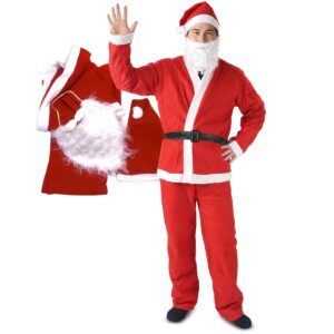 93-2587 Στολή Άγιος Βασίλης Ενηλίκων Υ:180cm Xmasfest 1132607