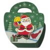 Καλαθάκι με Χερούλι Ξύλινο 11x10x5,5cm Xmasfest 1132696
