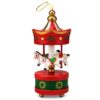 Καρουζέλ Στολίδια Ξύλινα Κρεμαστά 6 τεμ 21x9cm Xmasfest 1132733