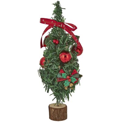 Δεντράκι Χριστουγέννων Στολισμένο 26cm Xmasfest 1132815