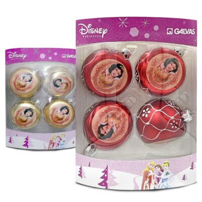 Μπάλες Princess πακ=4 τεμ φ7.5cm ø7,5cm Disney