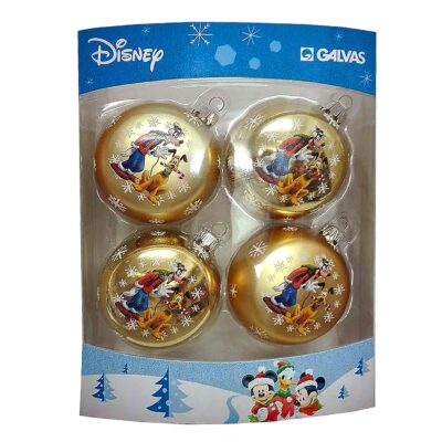 Μπάλες Mickey & Friends πακ=4 τεμ φ7.5cm ø7,5cm Disney
