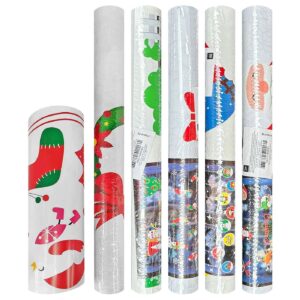 Αυτοκόλλητο Ρολό Βιτρίνας Έγχρωμο 50x35cm Xmasfest 1133178