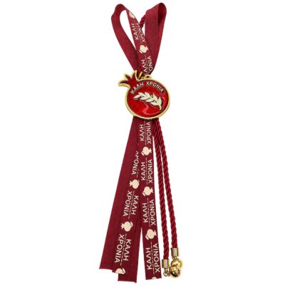 Γούρι Ρόδι με Κορδέλα. Καλή Χρονιά 31cm Xmasfest 1133402